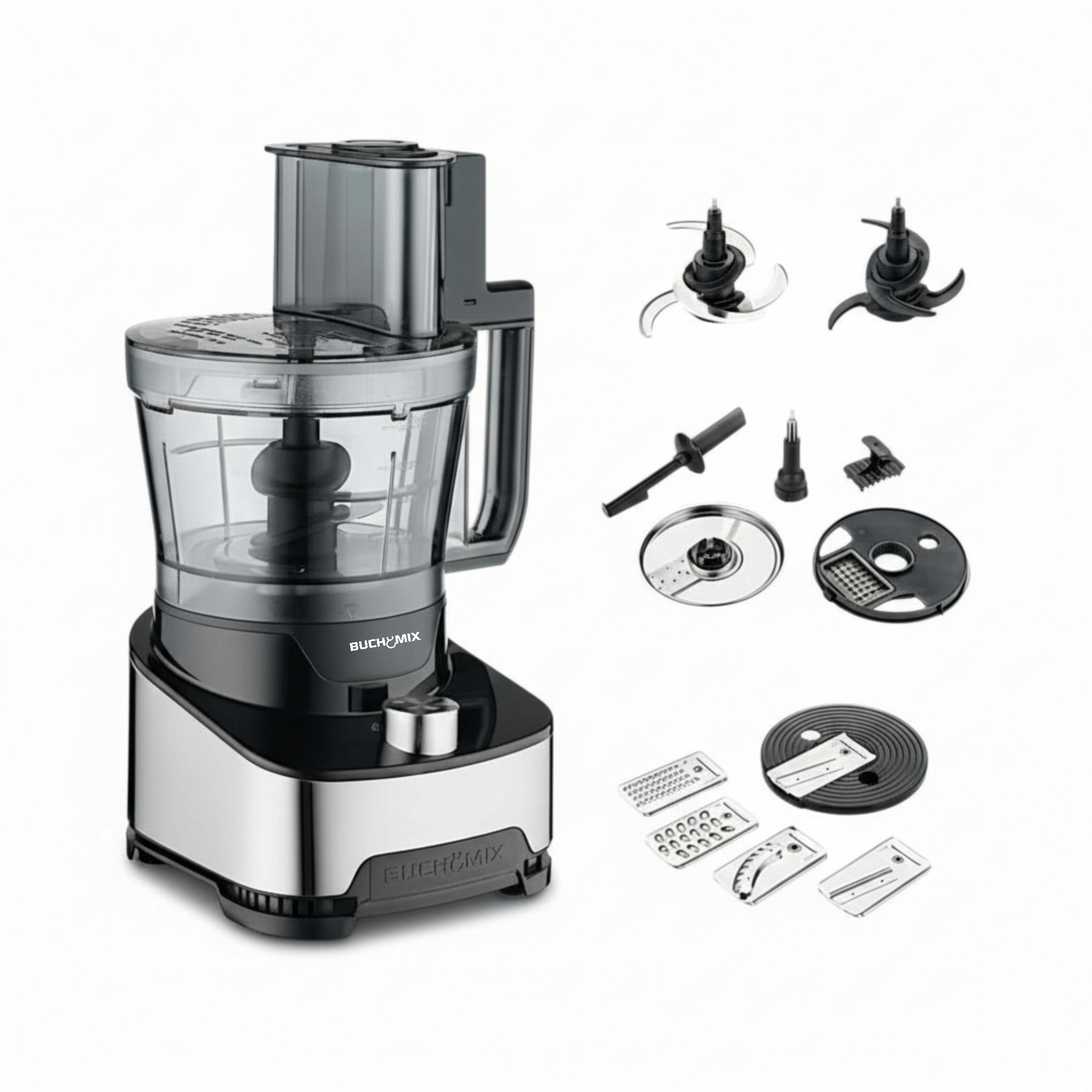 14 Cup All in 1 Pro Food Pocessor With Unbreakable BPA Free Bowl - 2025 UPGRADE - Buchymix UK