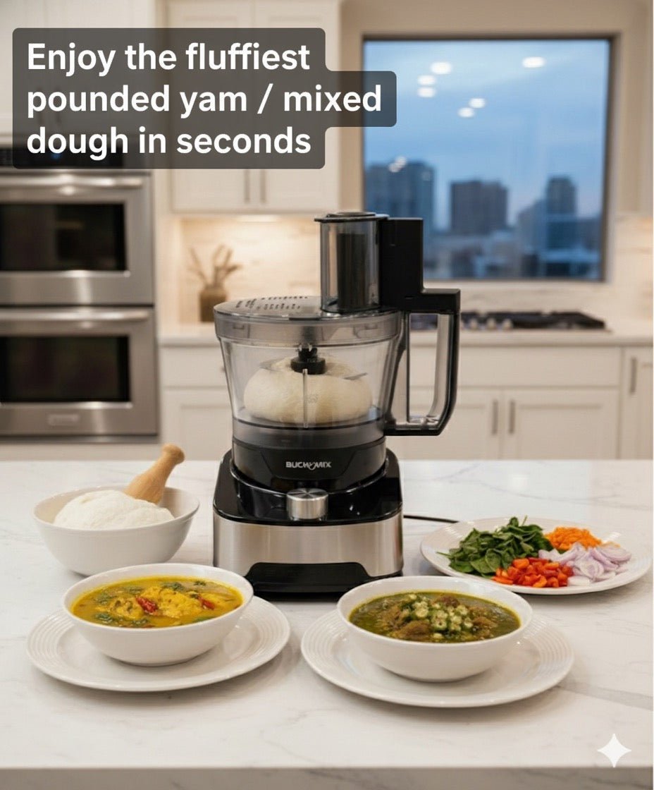 14 Cup All in 1 Pro Food Pocessor With Unbreakable BPA Free Bowl - 2025 UPGRADE - Buchymix UK