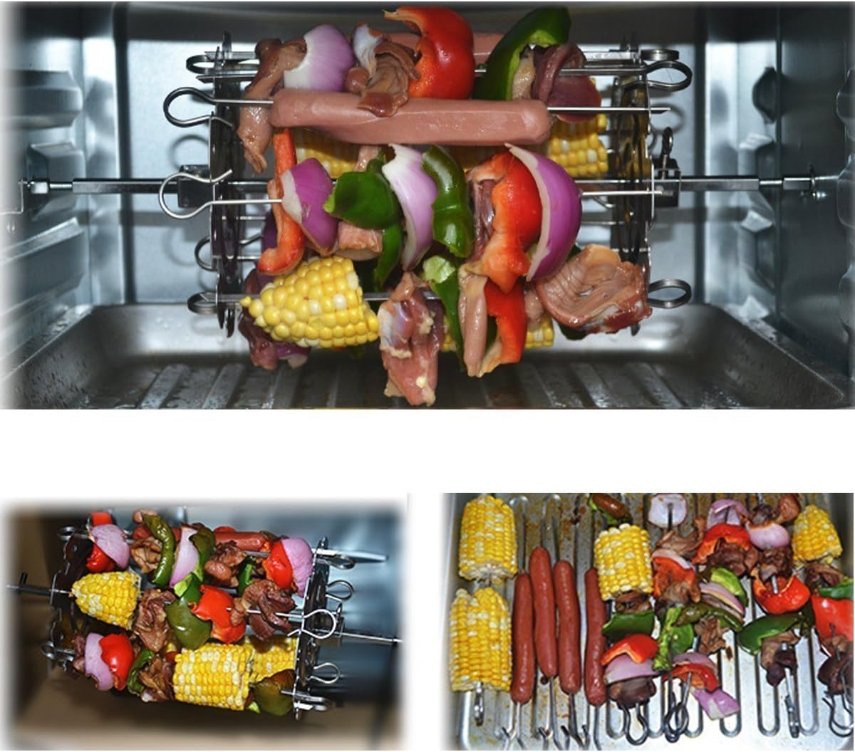 Large 24L Capacity Dual compartment Air fryer Oven