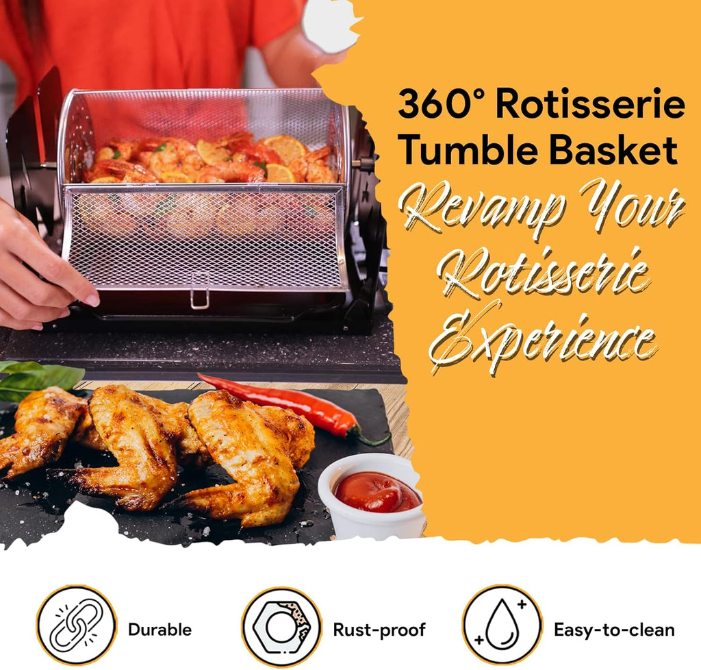 Large 24L Capacity Dual compartment Air fryer Oven