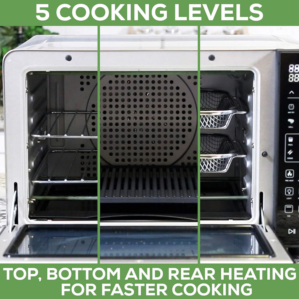 Large Capacity Professional Dehydrator &nbsp;&amp; Air Fryer Oven with 3D Heating Elements -25L