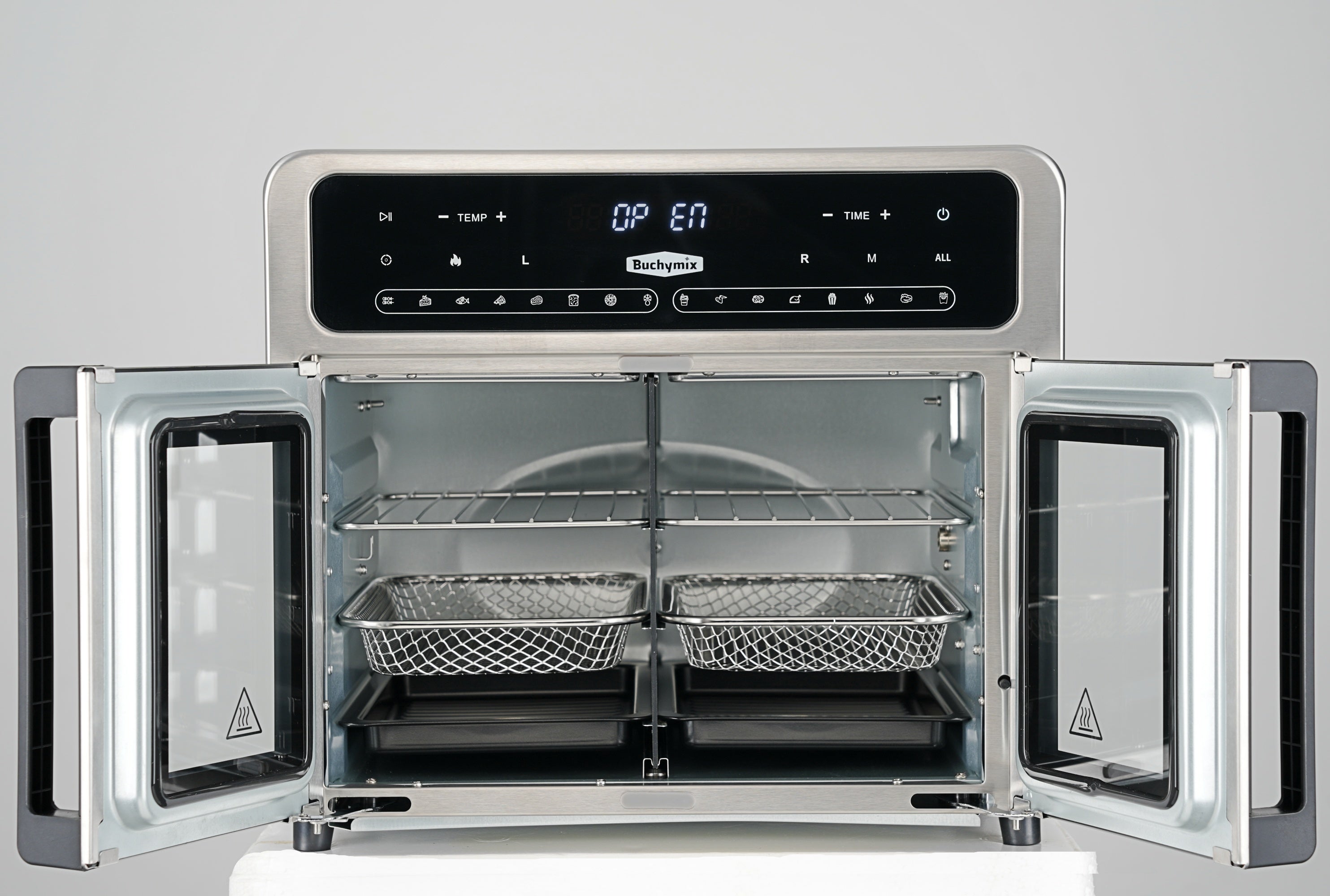 Large 24L Capacity Dual compartment Air fryer Oven