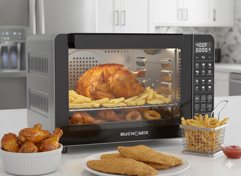 Large Capacity Professional Dehydrator &nbsp;&amp; Air Fryer Oven with 3D Heating Elements -25L