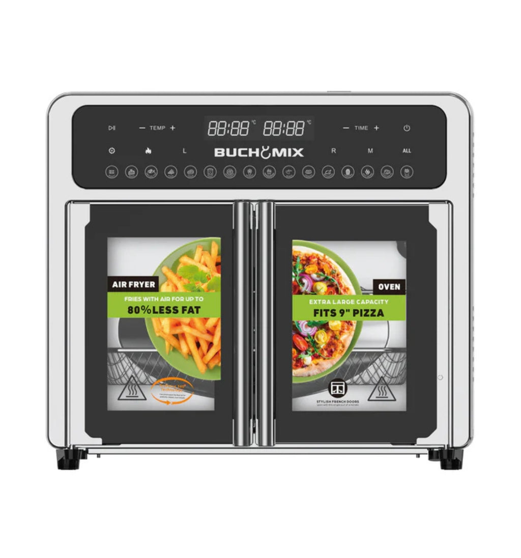 Large 24L Capacity Dual compartment Air fryer Oven