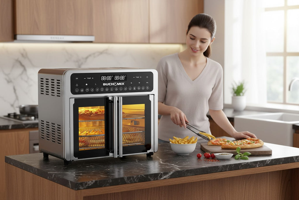 Large 24L Capacity Dual compartment Air fryer Oven