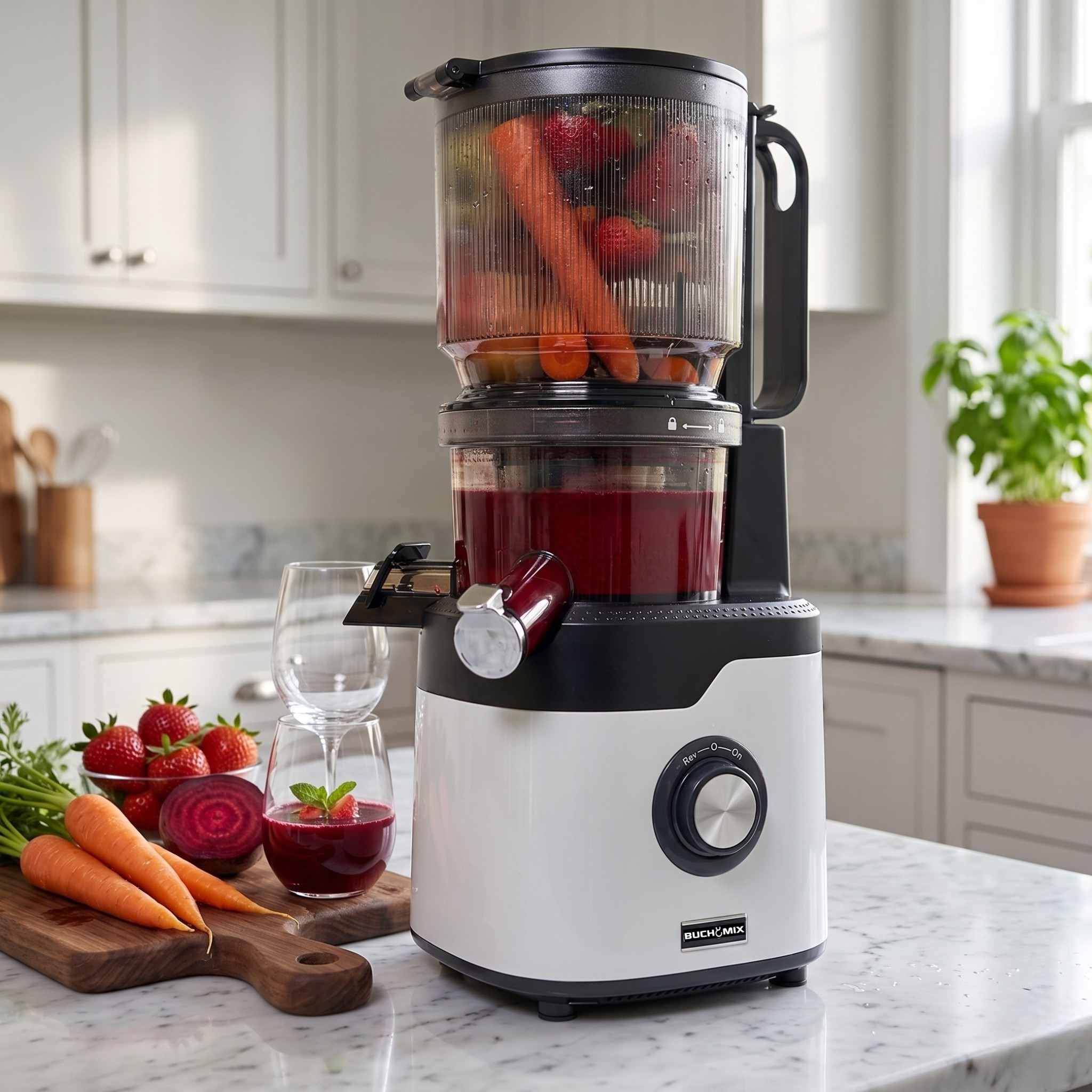 XL Capacity Hands Free High-Induction AC Motor Juicer -BJ23 -2026 Model
