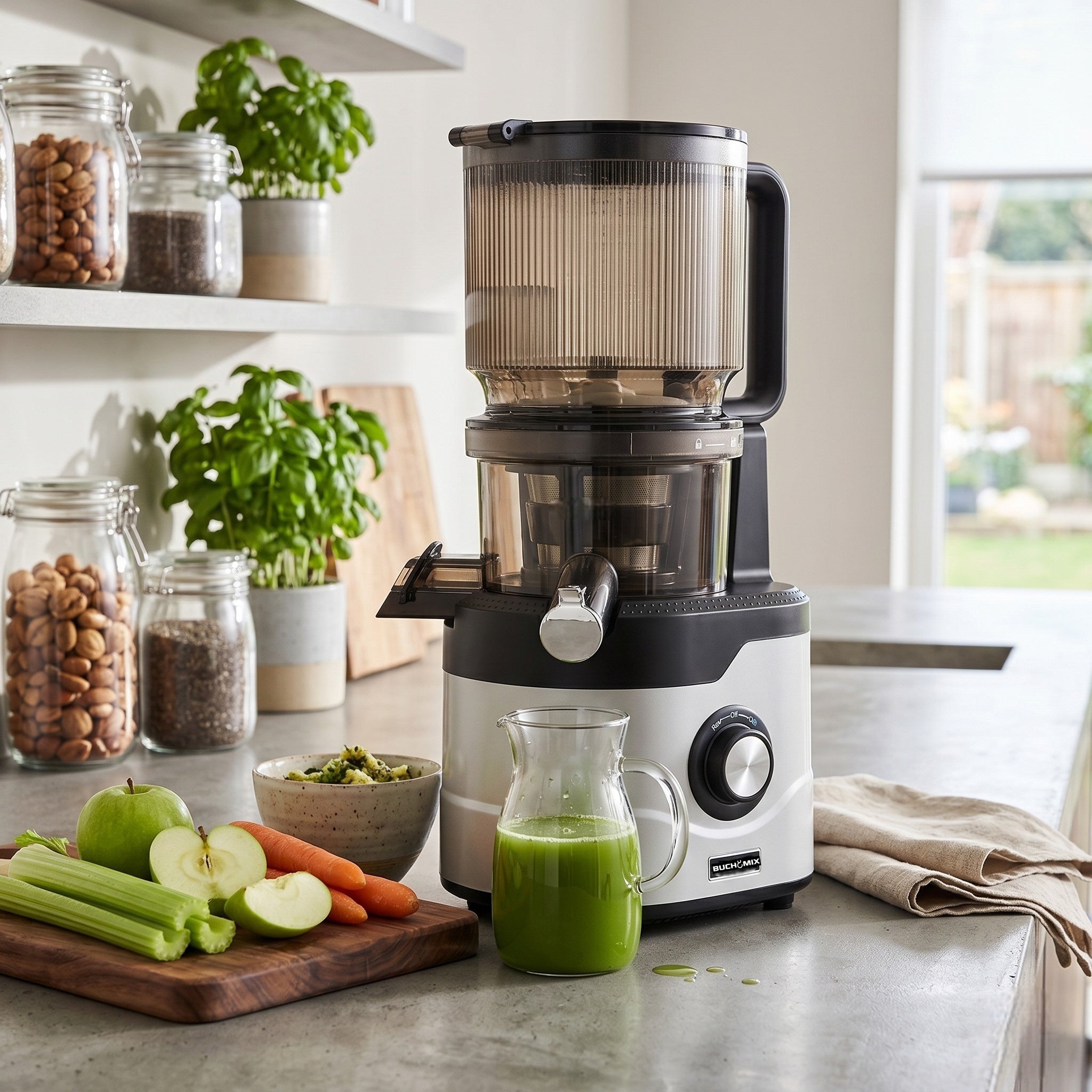 XL Capacity Hands Free High-Induction AC Motor Juicer -BJ23 -2026 Model