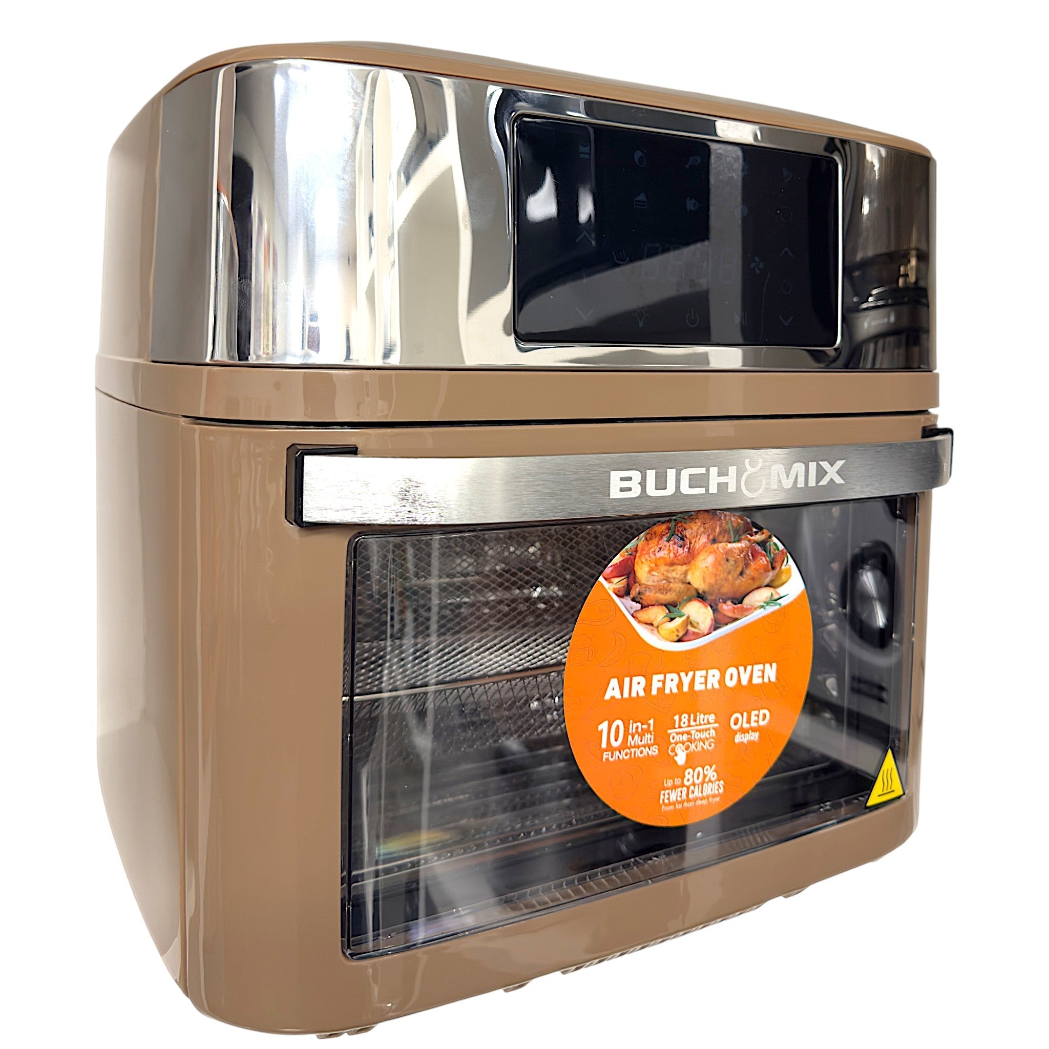 Premium Multifunction Smart Air Fryer Oven - All Stainless Steel Interior - Buchymix UK