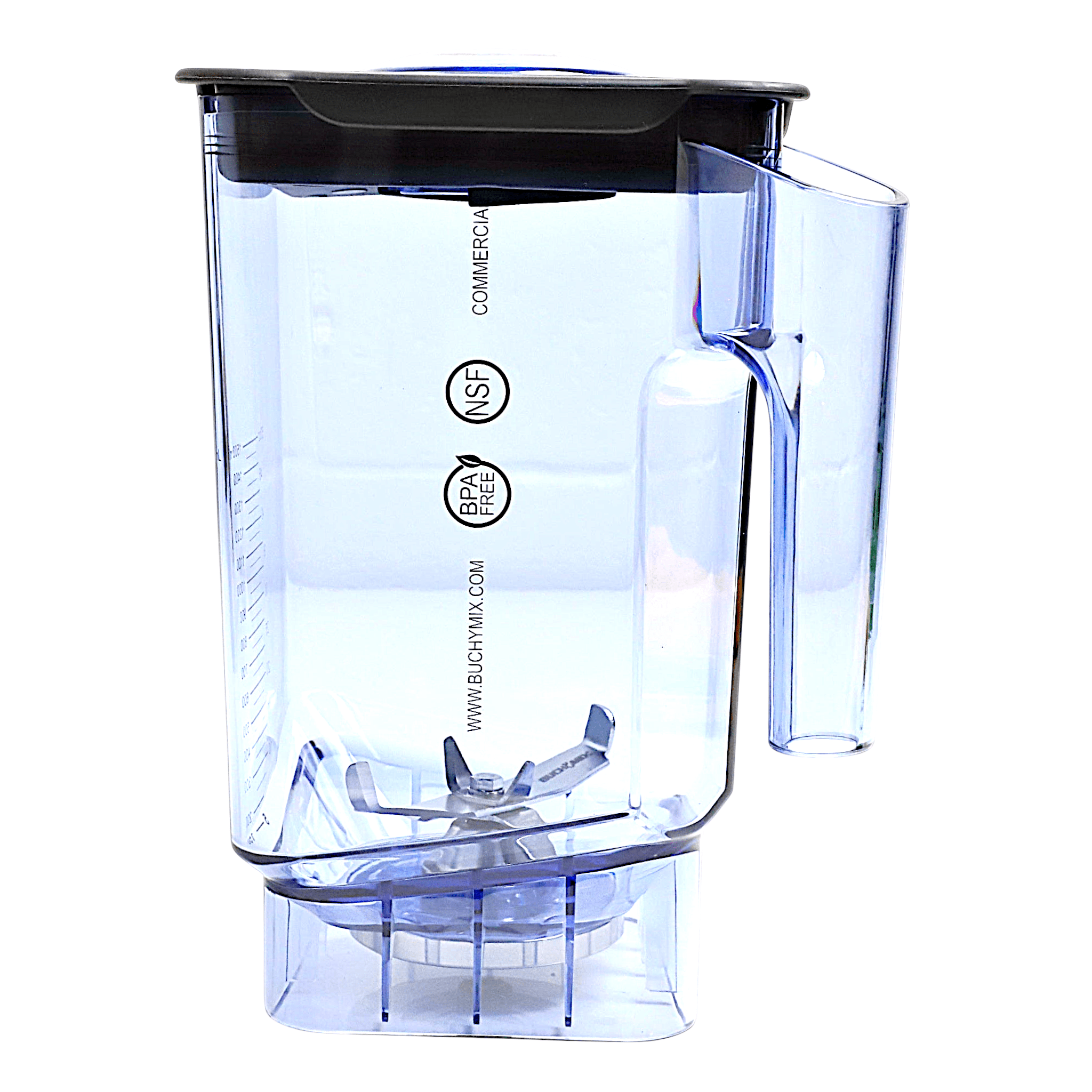 Ultra Heavy Duty Soundproof Blender With Manual Control - Silver - Buchymix UK