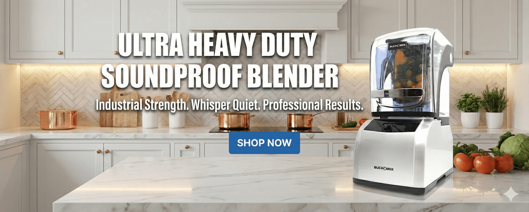 Ultra Heavy Duty Soundproof Commercial Grade Blender - Buchymix UK