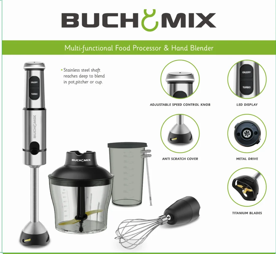 Multi function Food Chopper With Turbo Stick Immersion blender - Image 2