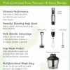 Multi function Food Chopper With Turbo Stick Immersion blender - Image 3