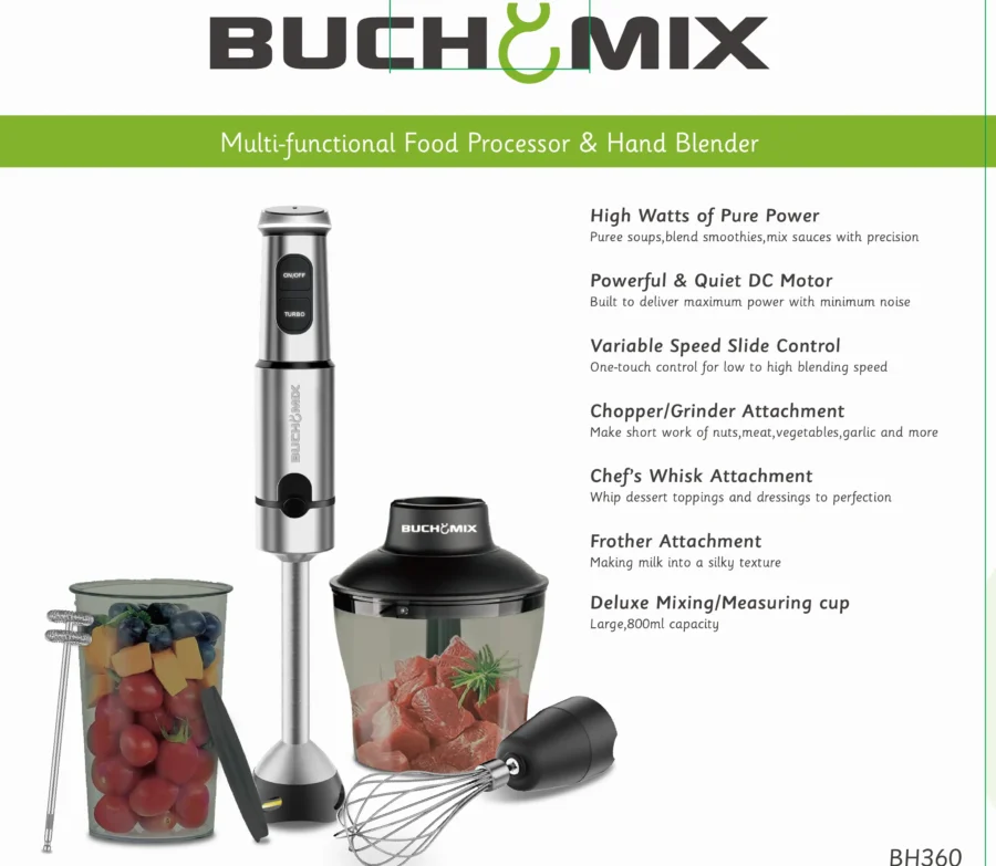 Multi function Food Chopper With Turbo Stick Immersion blender - Image 4