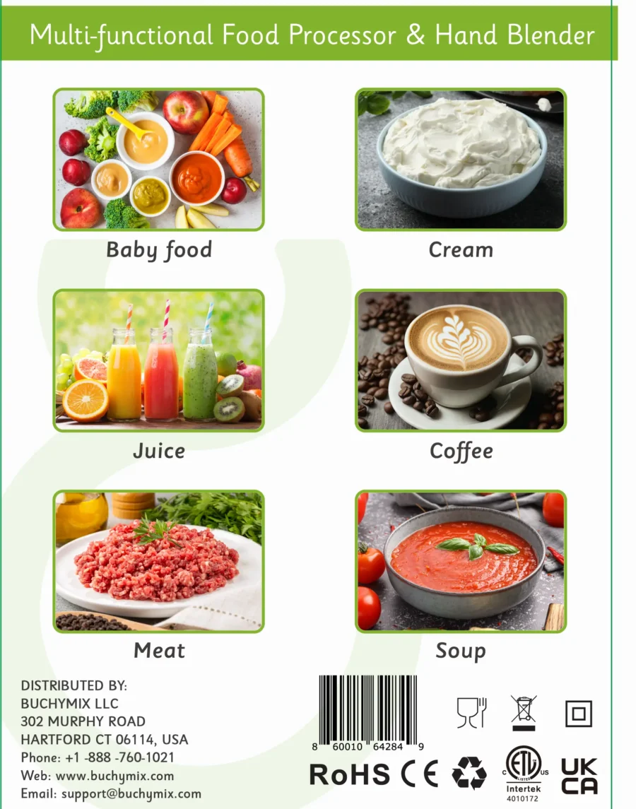 Multi function Food Chopper With Turbo Stick Immersion blender - Image 5
